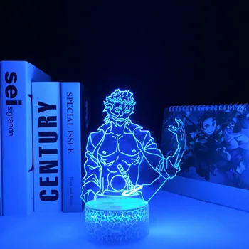 Anime Bleach Grimmjow Jaegerjaquez LED Valge Alus Öö Tuli Magamistuba Decor Öö Lambi Kingitus Akrüül 3D Lamp Grimmjow