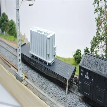 2tk/lot HO 1/87 Veojõukontroll Alajaama Trafo Raudtee Suured Transpordi Osad Rongi Liiva Tabel Stseeni Vaik Mudel