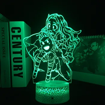 3D Lamp Anime Minu Kangelane akadeemiliste Ringkondade Miljonit Ja Eri Lamp Magamistuba Teenetemärgi Sünnipäeva Kingitus LED Night Light, Minu Kangelane akadeemiliste Ringkondade