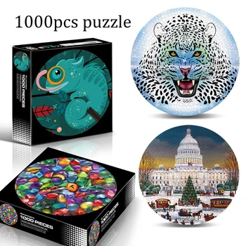 Mõistatusi Täiskasvanutele 1000 Tükki Paber Pusled Mõistatusi Haridus-Intellektuaalne Mahalaadimine DIY Suur Puzzle Mäng, Mänguasjad Kingitus
