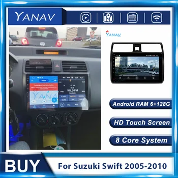 128G Android GPS Navigation Video Multimedia MP3 Mängija autoraadio Jaoks Suzuki Swift 2005-2010 Auto Stereo Vastuvõtja Puutetundlik Ekraan