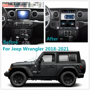 Näiteks Jeep Nääkleja 2018 - 2021 Android 9 Carplay Raadio Mängija Auto GPS Navigatsiooni juhtseade Auto Stereo Multimeedia Mängija